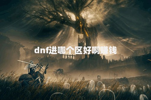 dnf进哪个区好啊赚钱